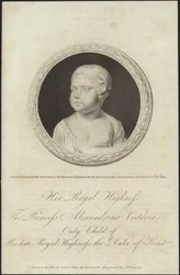 Büste von Prinzessin Alexandrina Victoria